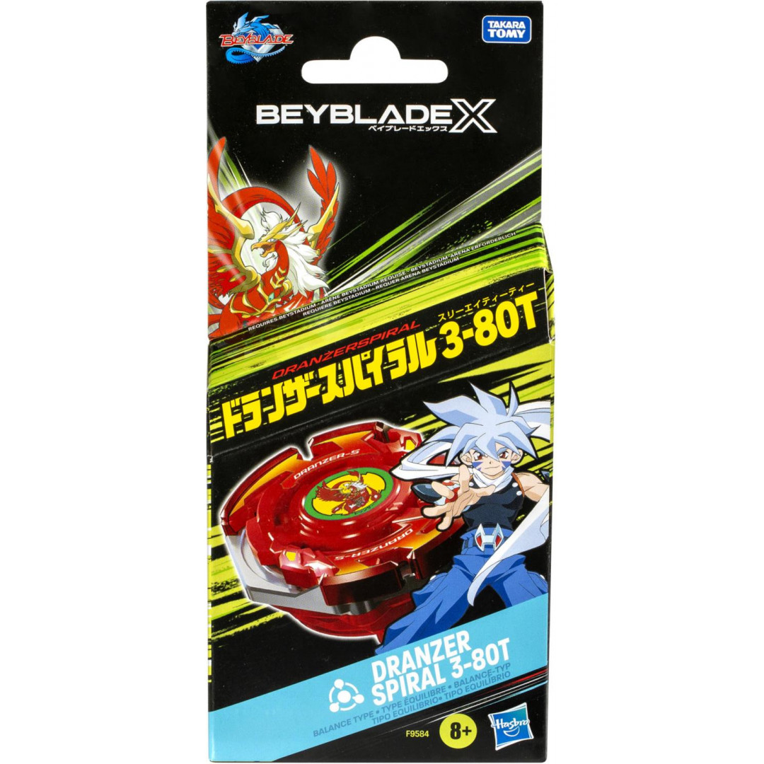 Beyblade X Dranzer Spiral 3-80T Anniversary X-Over Set