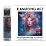 DIAMOND ART KIT 5D (30x30cm) - FLOWER LADY