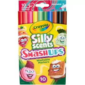 10ct Silly Scents™ Smash Ups Slim Markers