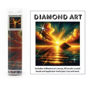 DIAMOND ART KIT 5D (30x30cm) - GOLDEN SUNSET