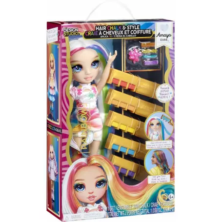 Rainbow High Hair Chalk & Style Doll- Amaya (Rainbow)