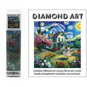 DIAMOND ART KIT 5D (30x30cm) - COUNTRY HOUSE