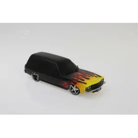 1:24 Black w/Flames HJ Holden Panelvan Custom Spectra Rides Light Up – Plastic