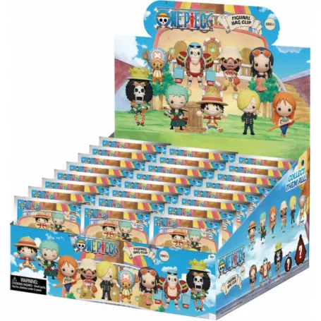 One Piece - 3D PVC Bag Clips S3 Blind Bag Asst