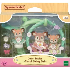 Sylvanian Families - Deer Babies Floral Swing Set