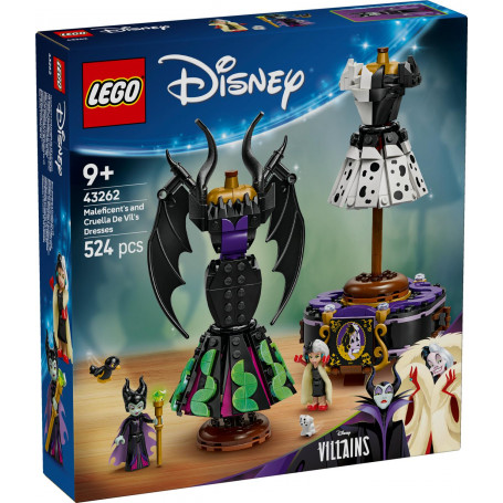 LEGO Disney Maleficent's and Cruella De Vil's Dresses 43262