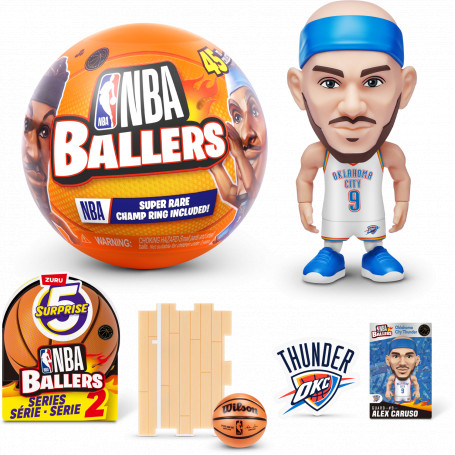 ZURU 5 Surprise NBA Ballers 2個✕2個セット Amazon.com: 5 Surprise NBA Ballers Series 2 by ZURU