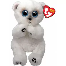 TY Beanie Bellies  WUZZY - white bear reg