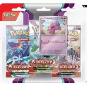 Pokemon TCG Scarlet & Violet 2 Paldea Evolved - Three booster blister